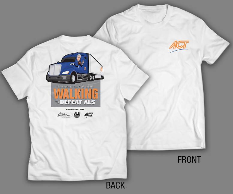 Walking to Defeat ALS t-shirts